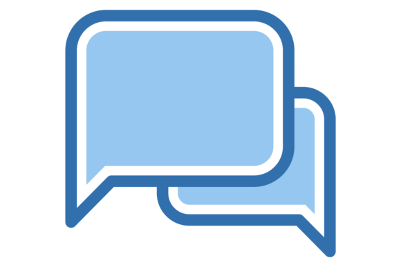 Blue Chat Bubble Icon: A Visual Language for Digital Connection