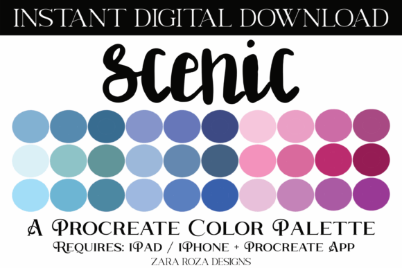 Scenic Procreate Color Palette: A Designer's Guide