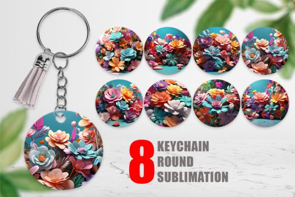 Styling with Keychain 3D Flowers Pastel Color: A Designer's Take