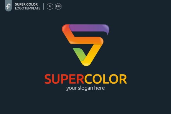 Super Color Logo Template: Minimalist, Modern Logo Design
