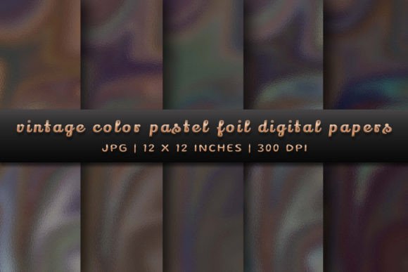Timeless Elegance: Using Vintage Pastel Foil Papers