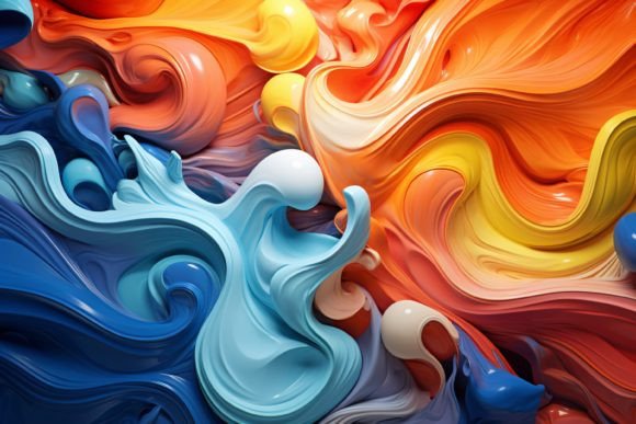 Unleashing Creative Flow: The Power of 3D Abstract Liquid Color