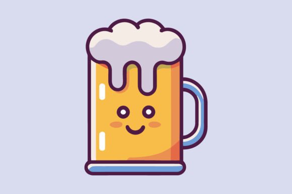 Unlock Your Creative Projects with Beer Flat Color Sketch Art