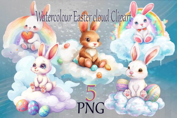 Watercolour Easter Cloud Clipart Bundle: A Designer's Guide