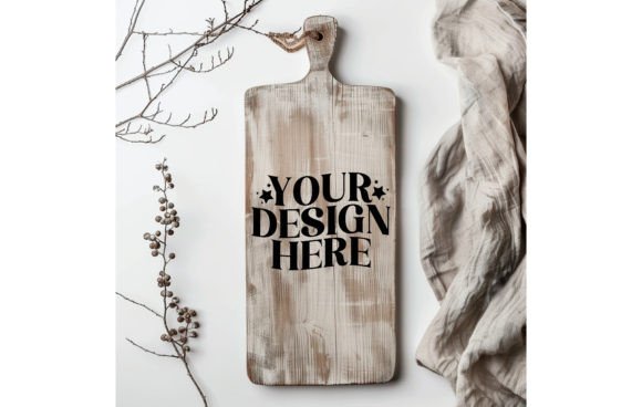 Winter, White Color Wood Board Mockup 2: A Versatile Canvas for Your Designs