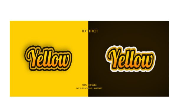 Yellow 3d Both Color Style Text Effect: A Designer's Practical Guide